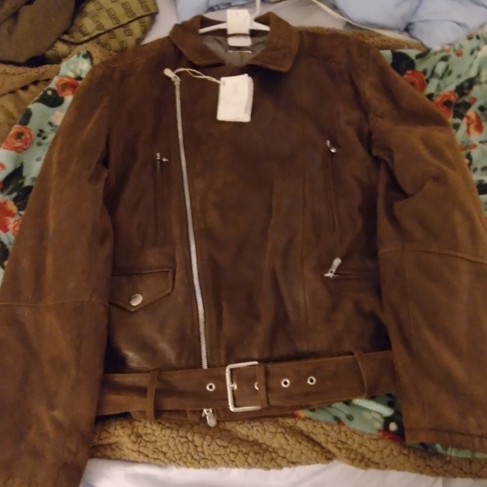 Brunello cucinelli soft leather jacket